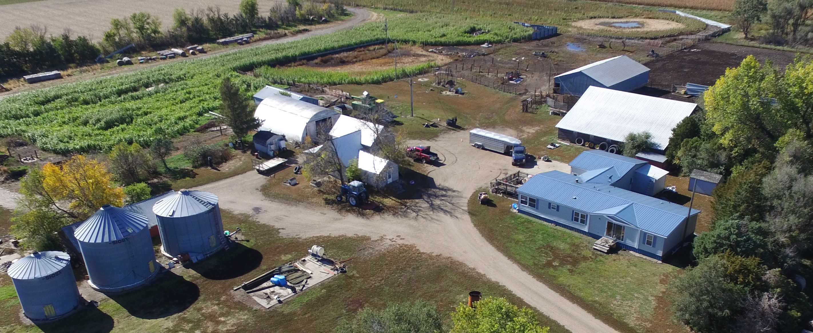 Corsica Acreage with 2 Homes